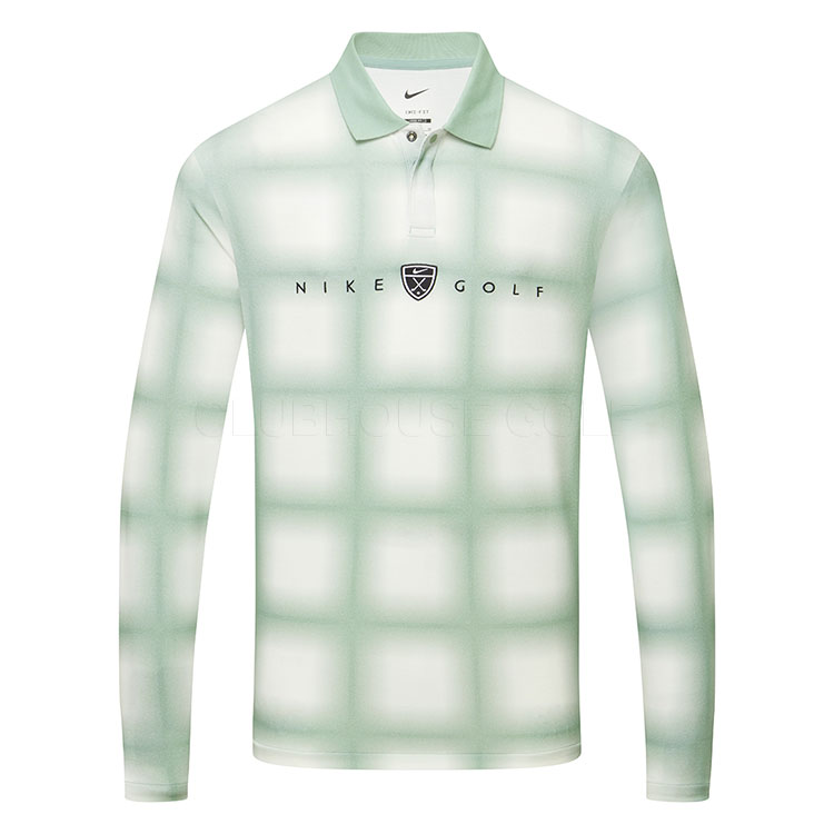 Nike Dri-FIT Fairway Fresh Loose Fit Long Sleeve Golf Polo Shirt Steam/Steam II0772-006
