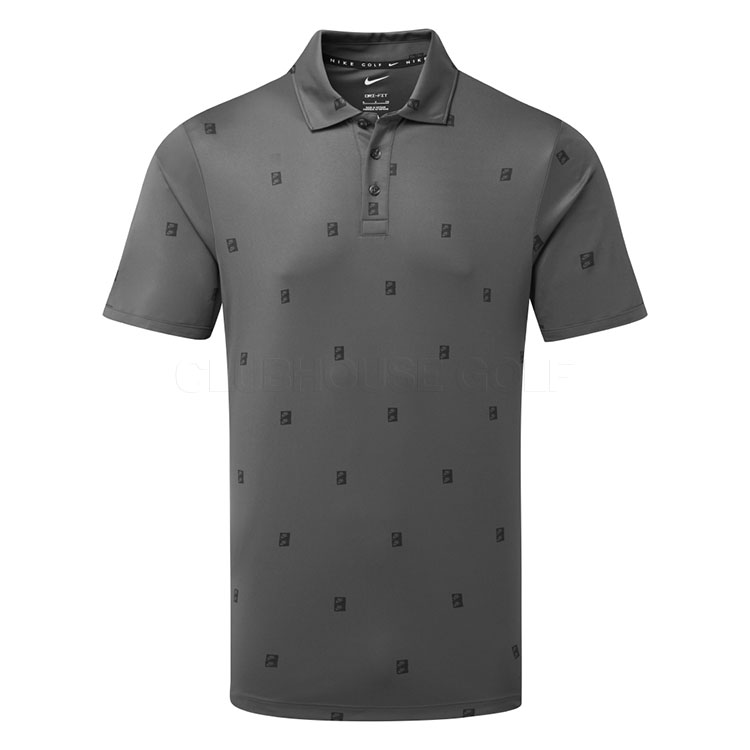 Nike Dri-FIT Par 5 Stripe Golf Polo Shirt Anthractite/Black II4131-060