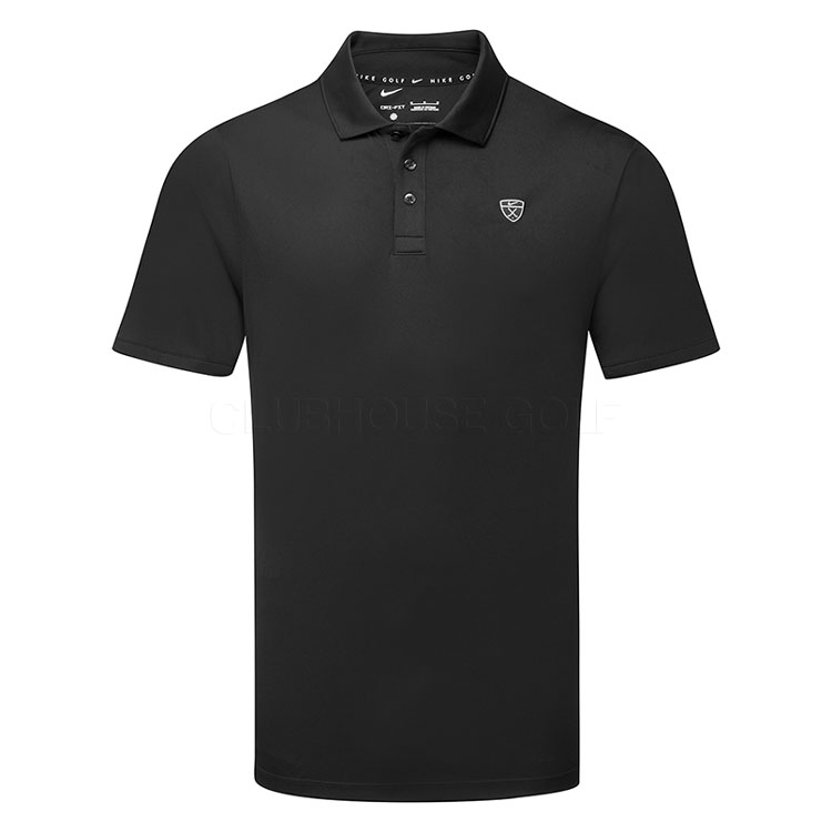 Nike Dri-FIT Par 5 Solid Golf Polo Shirt Black/White IB0233-010