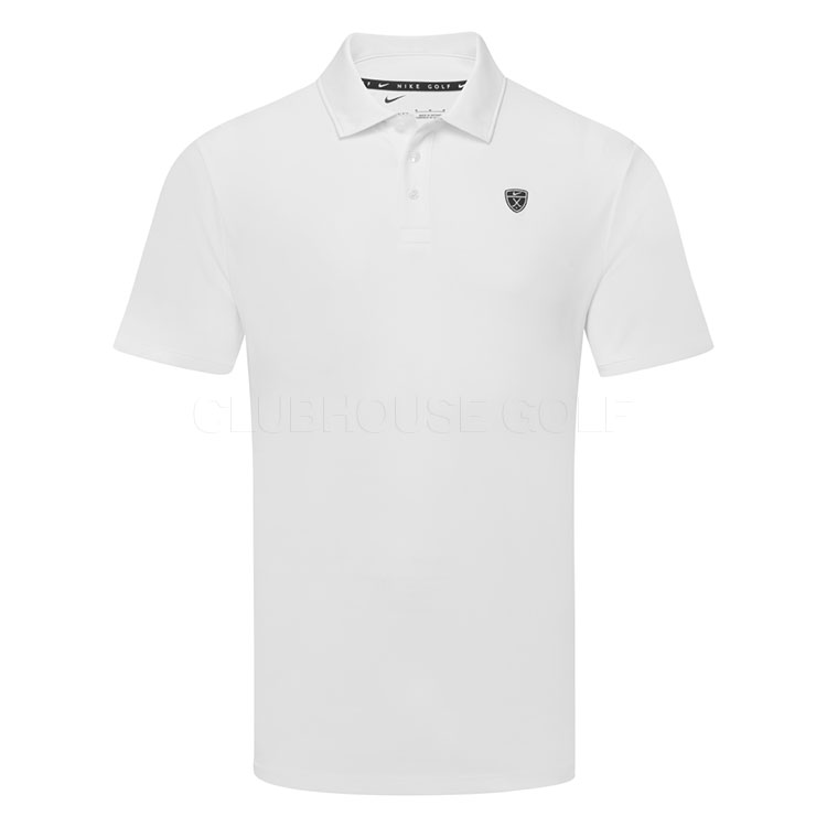 Nike Dri-FIT Par 5 Solid Golf Polo Shirt White/Black IB0233-100