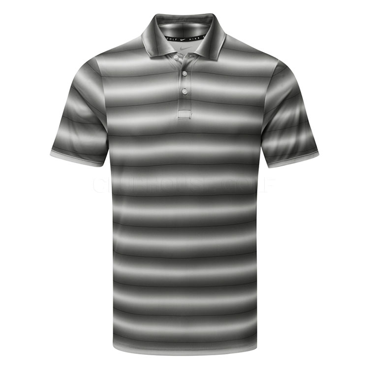 Nike Dri-FIT Par 5 Stripe Golf Polo Shirt Black IB0218-010