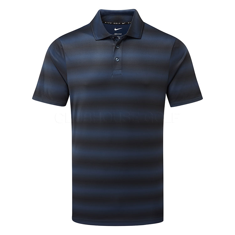 Nike Dri-FIT Par 5 Stripe Golf Polo Shirt College Navy IB0218-419