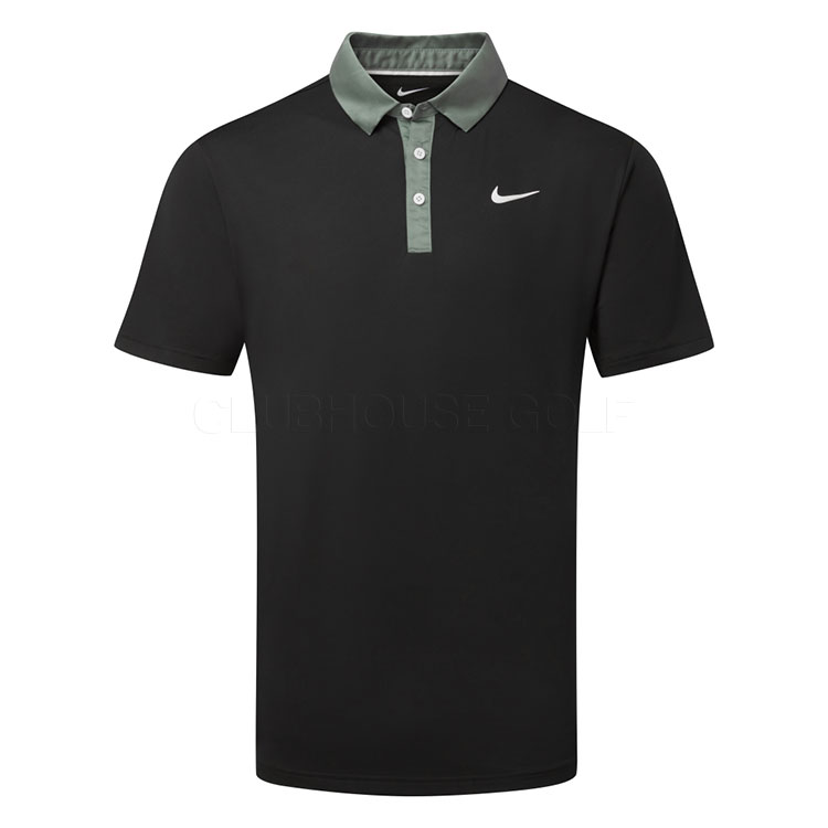 Nike Dry Tour Contrast Golf Polo Shirt Night Forest/Clay Green/Pale Ivory FZ7501-321