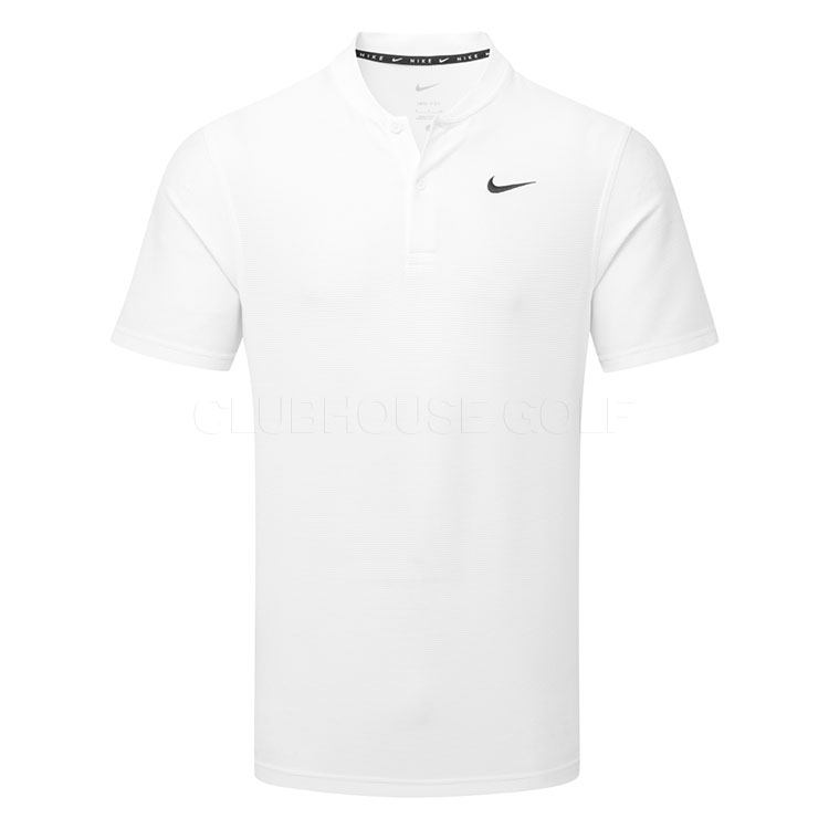 Nike Dri-FIT Velocity Blade Golf Polo Shirt White/Black IB0278-100