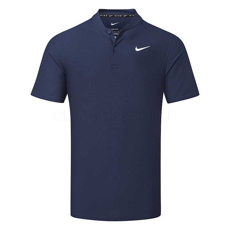 Nike Dri-FIT Velocity Blade Golf Polo Shirt College Navy/White IB0278-419