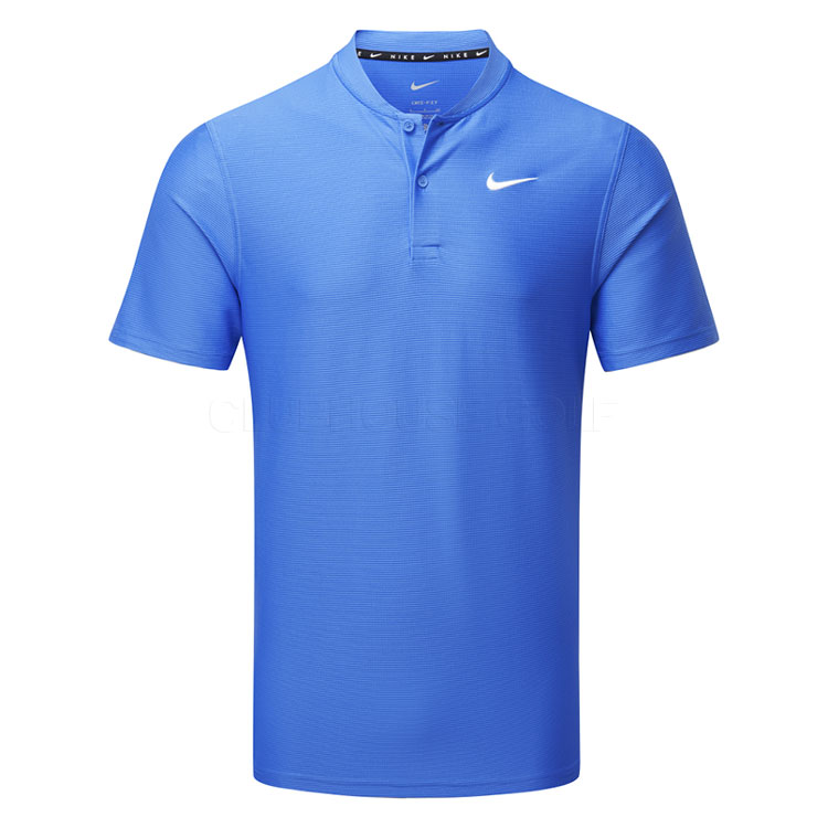 Nike Dri-FIT Velocity Blade Golf Polo Shirt Pacific Blue/White IB0278-427