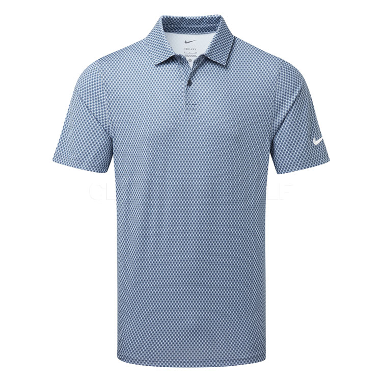 Nike Dri-FIT Velocity Floral Golf Polo Shirt Work Blue/College Navy/White IB0246-486