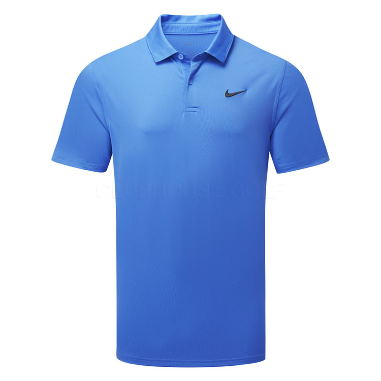 Nike Dri-FIT Velocity Solid Golf Polo Shirt Pacific Blue/Black IB0273-427