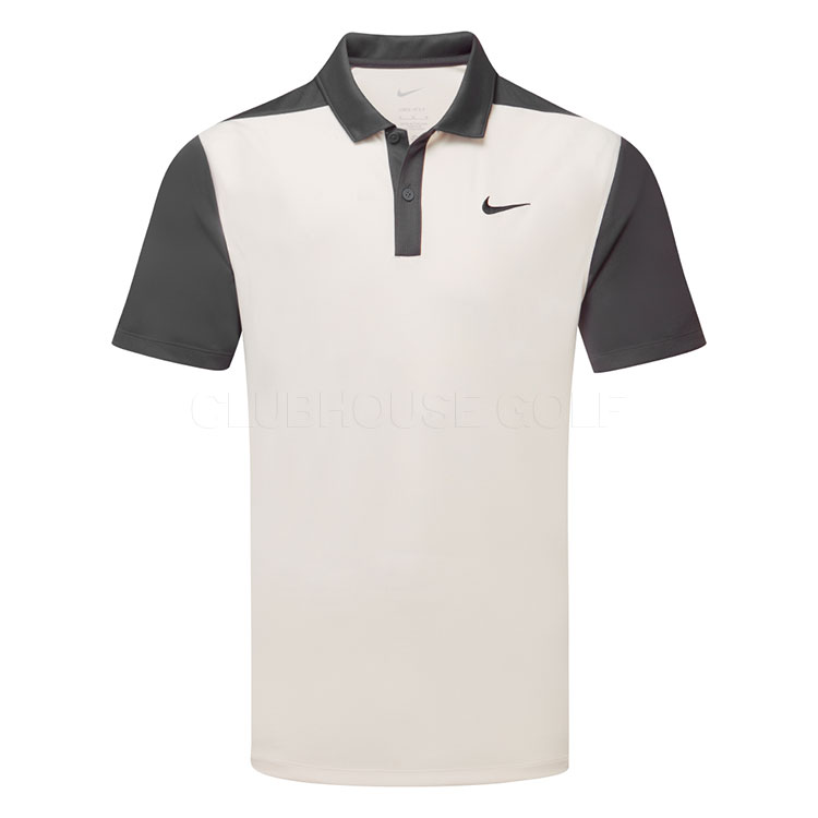 Nike Dry Victory+ Blocked Golf Polo Shirt Light Orewood Brown/Anthracite/Black HM5637-104