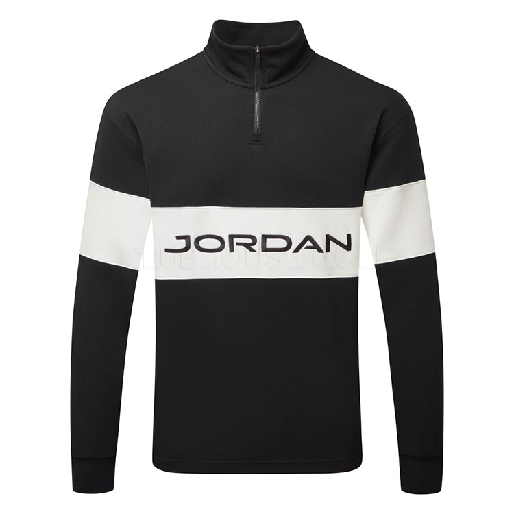 Nike Jordan 1/2 Zip Golf Sweater Black/Sail/Dark Shadow HF9919-010