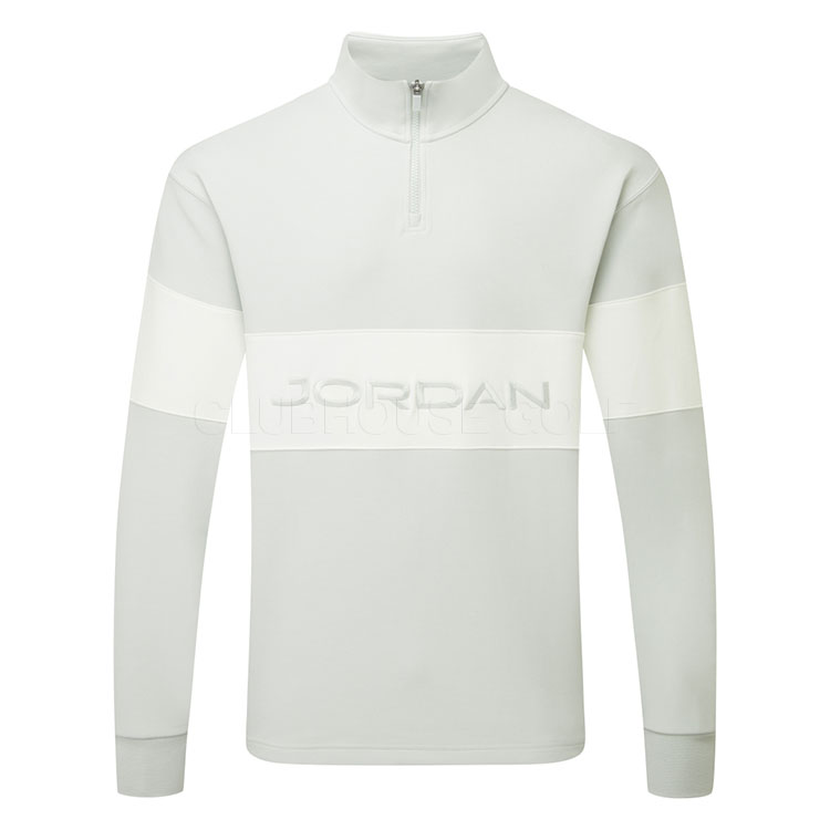 Nike Jordan 1/2 Zip Golf Sweater Light Silver/Sail HF9919-034