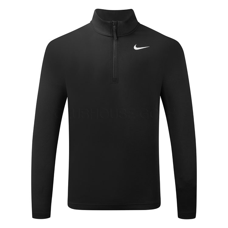 Nike Dry Therma Flex Victory 1/2 Zip Golf Sweater Black/White FZ7462-010