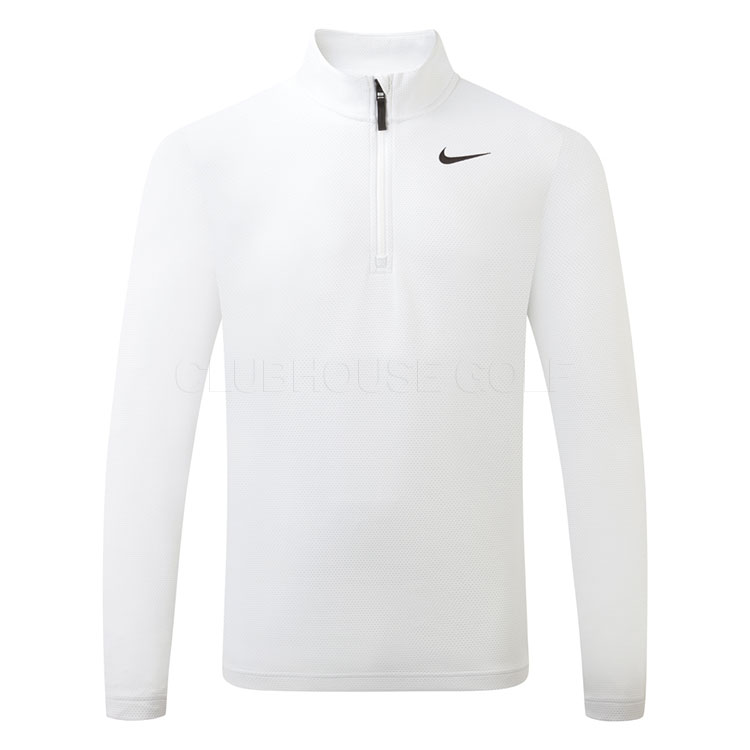 Nike Dry Therma Flex Victory 1/2 Zip Golf Sweater White/Pure Platinum/Black FZ7462-100