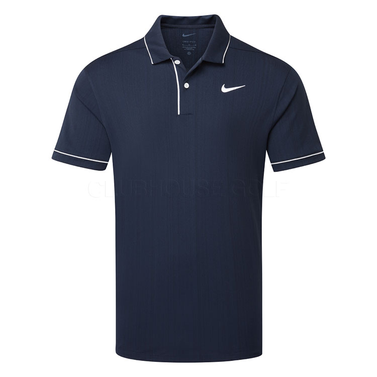 Nike Dry Victory+ Novelty Golf Polo Shirt Obsidian/White FZ7450-451