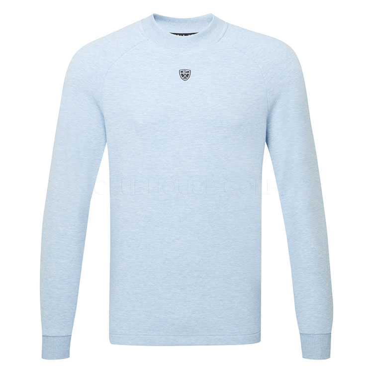 Nike Therma-FIT Par 5 Crew Neck Golf Sweater Work Blue/White/Black IQ4040-486