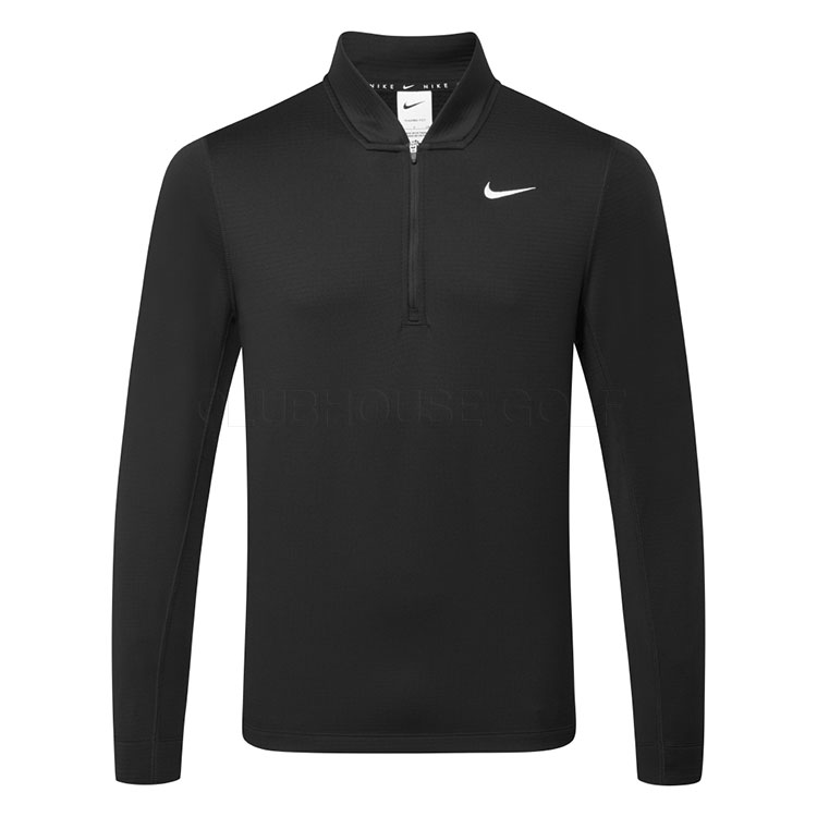 Nike Therma-FIT Velocity 1/2 Zip Golf Sweater Black/White IU2629-010