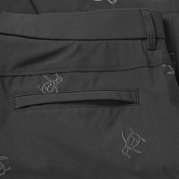 Original Penguin Space Dyed Pete Embroidered Golf Shorts Black Iris ...