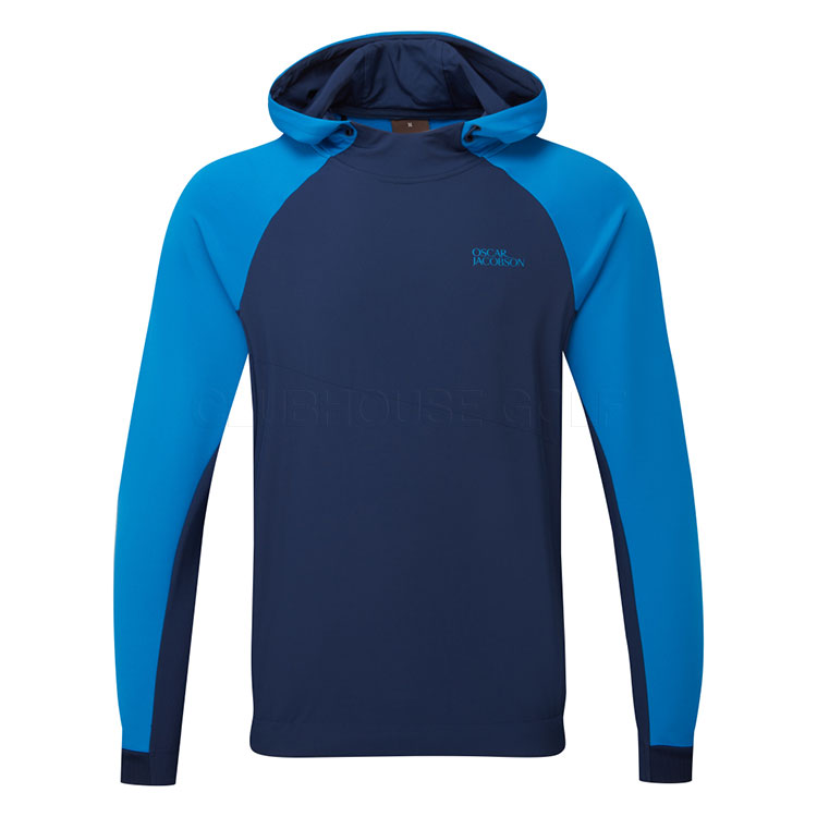 Oscar Jacobson Oakways Golf Hoodie Navy/Cobalt OJTOP0187