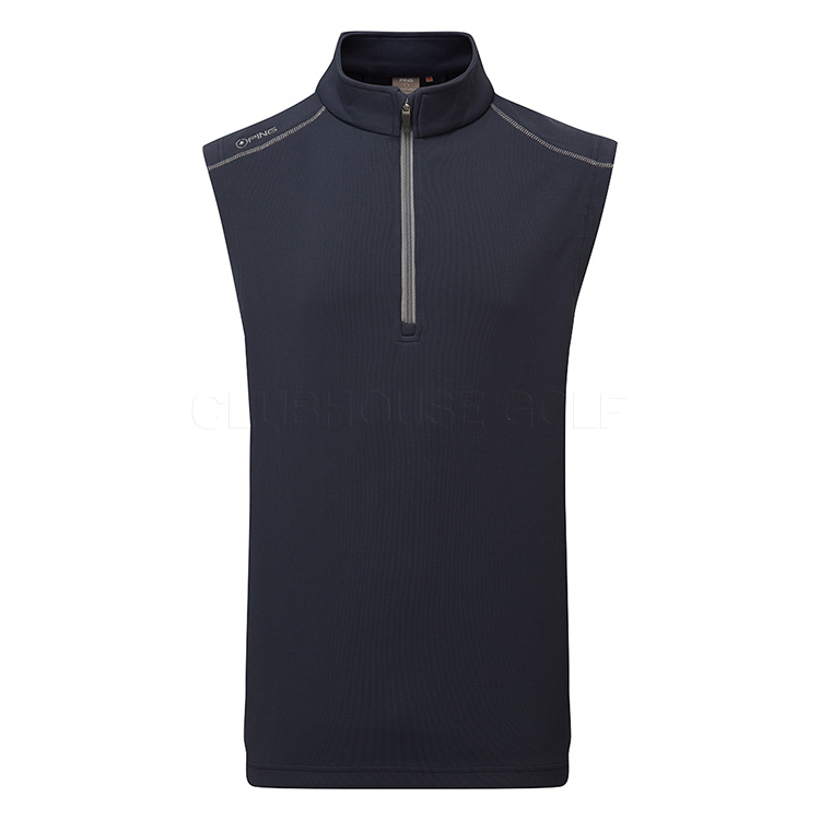 Ping Ramsey 1/2 Zip Golf Vest Navy P03357-N125