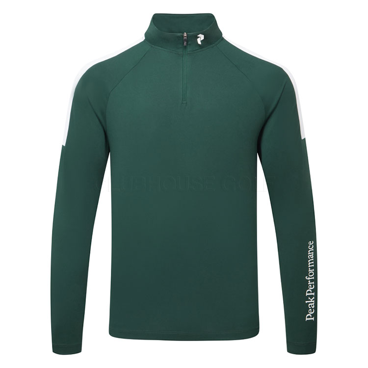 Peak Performance Lightweight 1/2 Zip Golf Sweater Ponderosa Pine/White G79746080
