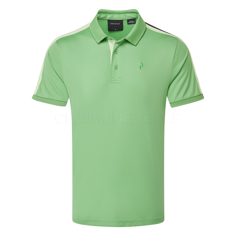 Peak Performance Player Golf Polo Shirt Peppermint/Vivid Green G79490170