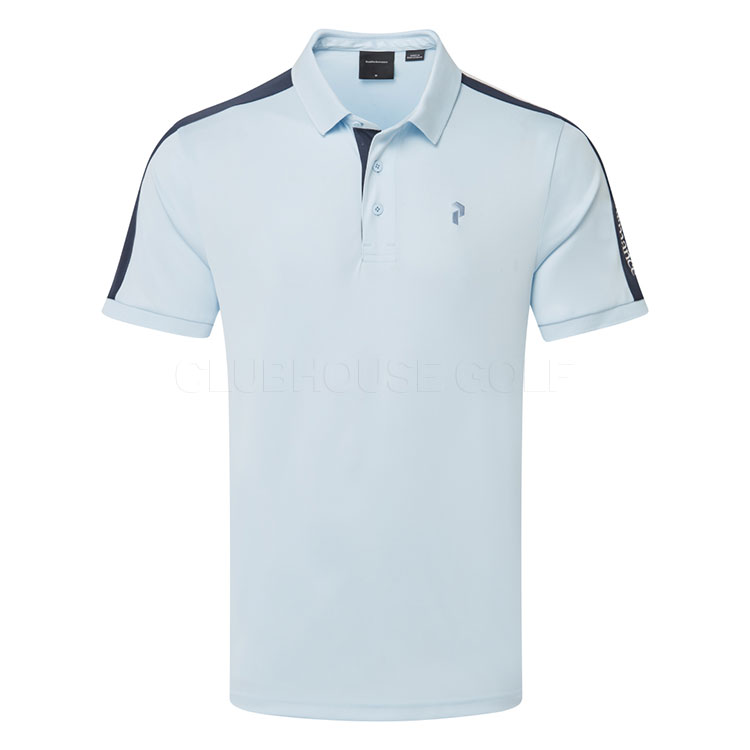 Peak Performance Player Golf Polo Shirt Cloud/Blue Shadow G79490010