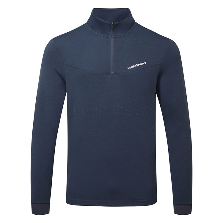 Peak Performance Swift Motion 1/2 Zip Golf Sweater Blue Shadow G80721020