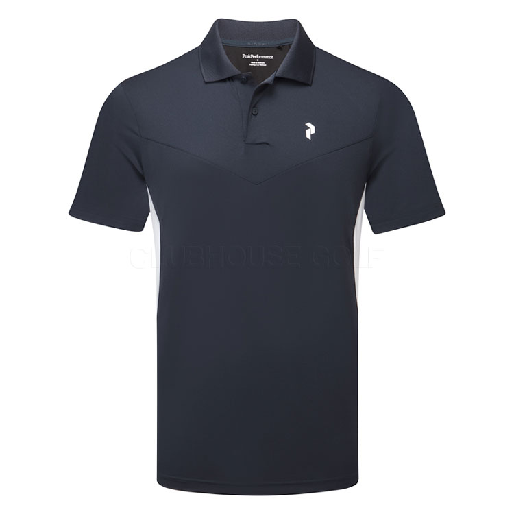 Peak Performance Swift Golf Polo Shirt Blue Shadow/White/Black G80723030