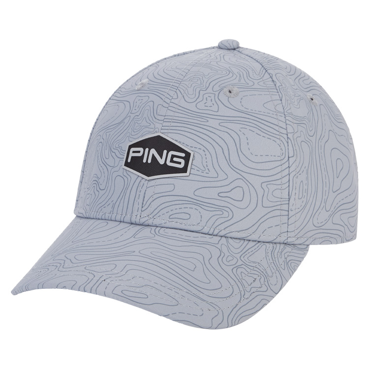 Ping Map Print Golf Cap Silver P03652-S0CC