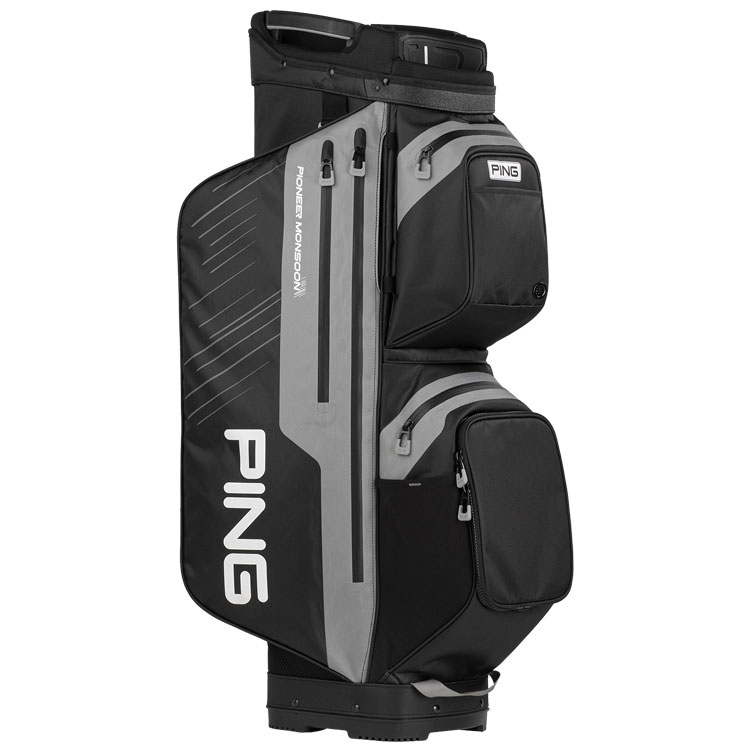 Ping Pioneer Monsoon Waterproof Golf Cart Bag Black/Iron 36418-01