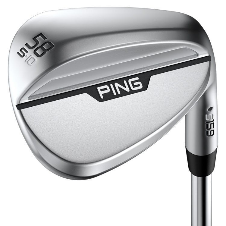 Ping S159 Satin Chrome Golf Wedge Steel Shaft Left Handed (Custom Fit)