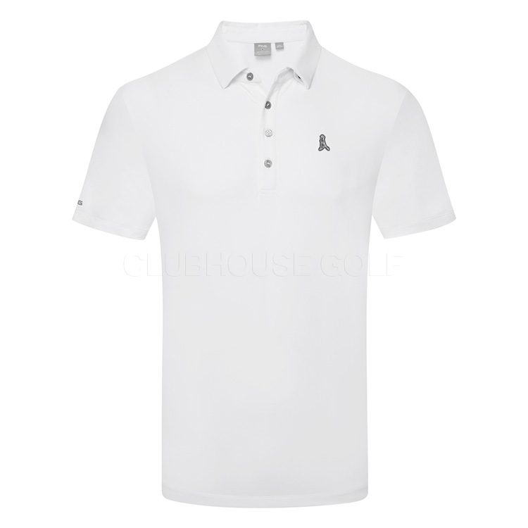 Ping Mr Ping Golf Polo Shirt White P03569-002