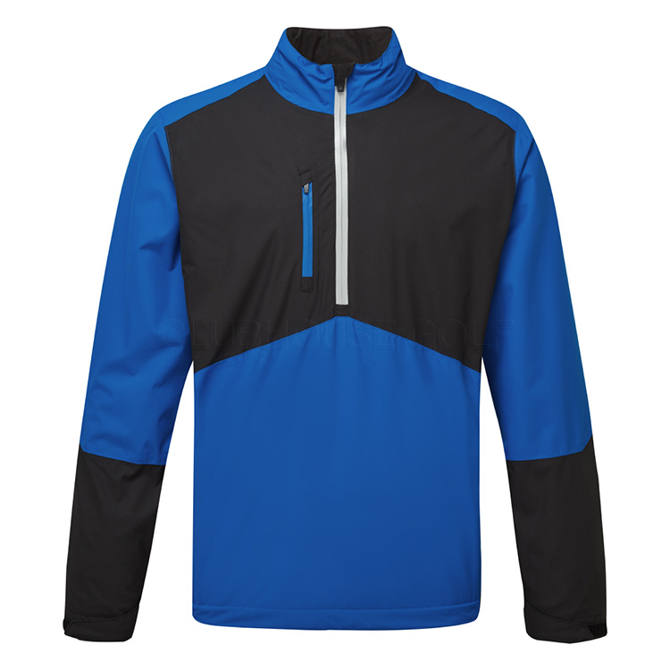 Ping Sensor Dry S2 Pro 1 2 Zip Waterproof Golf Jacket Classic Blue Black Clubhouse Golf