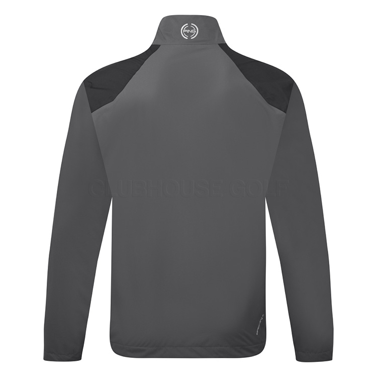 Ping Sensor Dry S2 Waterproof Golf Jacket Asphalt/Black Clubhouse Golf