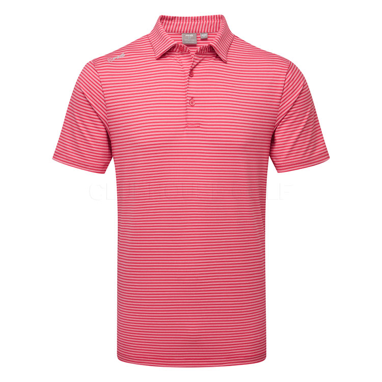 Ping Langford Golf Polo Shirt Rhapsody Pink/White P03790-RPW