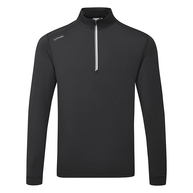 Ping Latham 1 2 Zip Golf Sweater Black Clubhouse Golf
