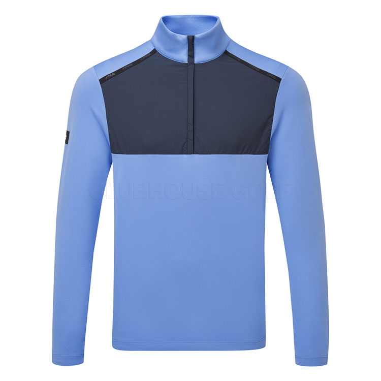 Ping Keeton 1/2 Zip Golf Sweater Cornflower Blue/Navy P03733-CBY