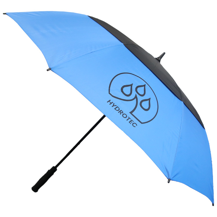 ProQuip HydroTec Double Canopy Golf Umbrella Black/Blue