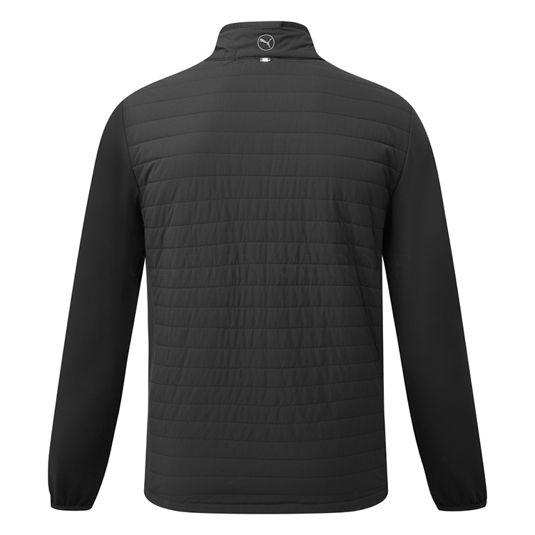 Puma Primaloft Scotia Quilted Golf Wind Jacket Puma Black Nrgy Red