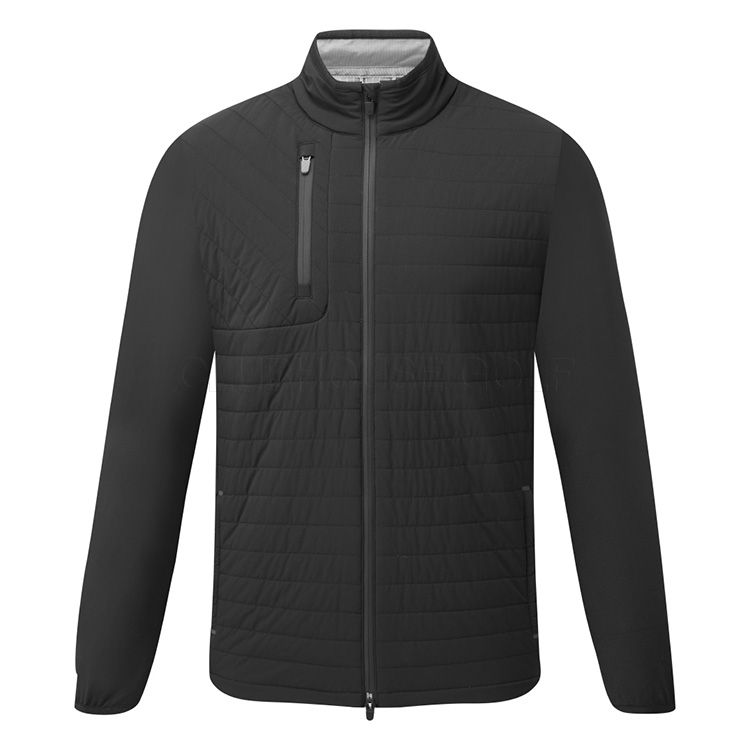 Puma Primaloft Scotia Quilted Golf Wind Jacket Puma Black/Nrgy Red 621525-01
