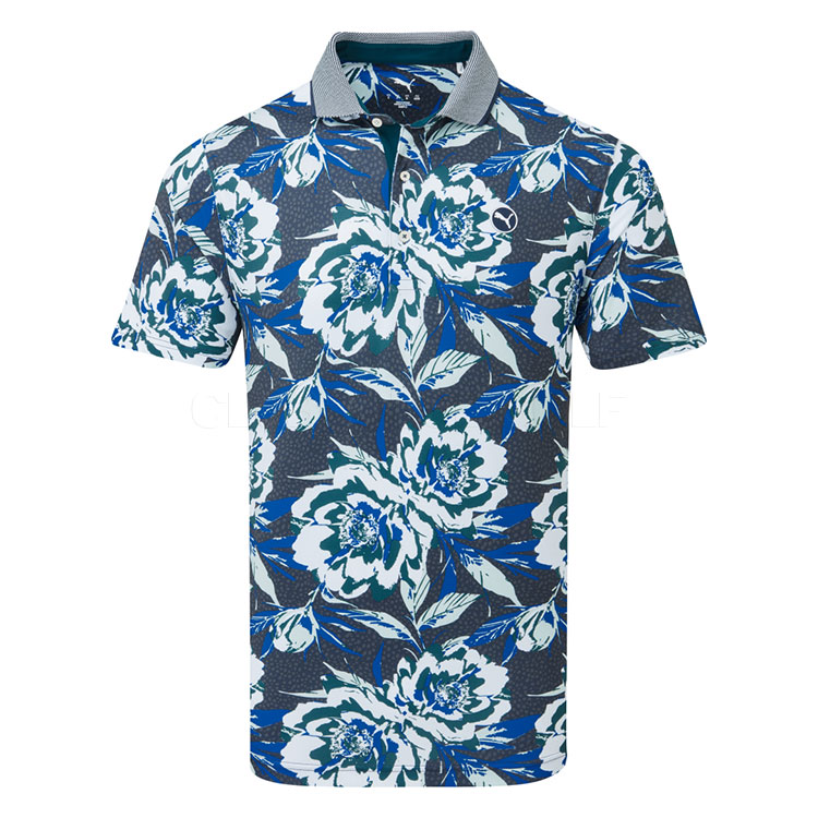 Puma MATTR Beautiful Game Golf Polo Shirt Deep Navy/White Glow 630577-03