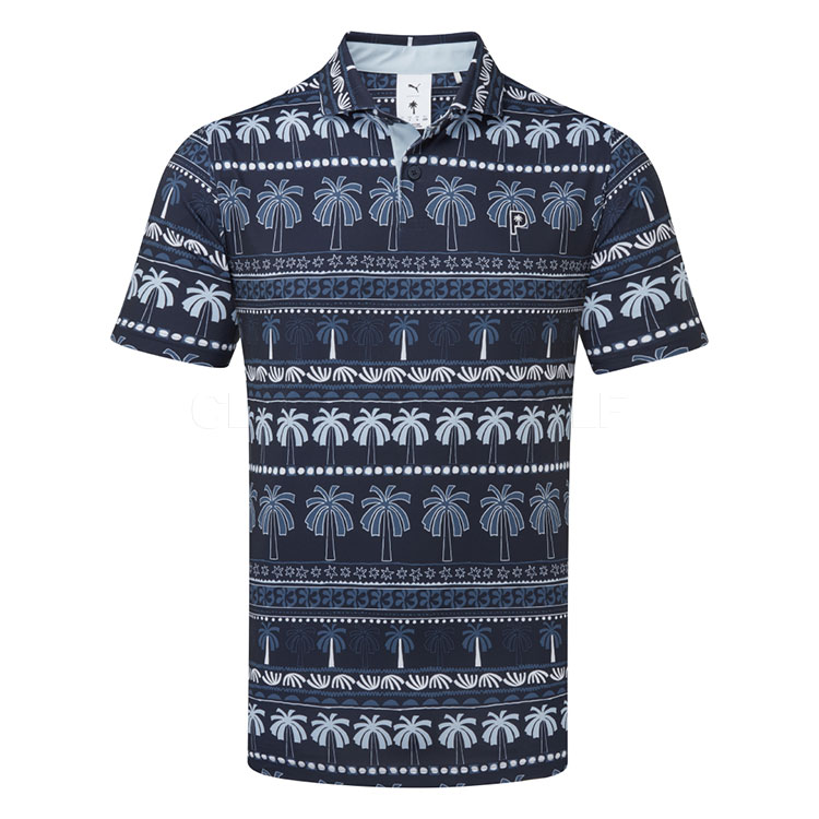 Puma x Palm Tree Crew Hero Golf Polo Shirt Deep Navy 632264-01