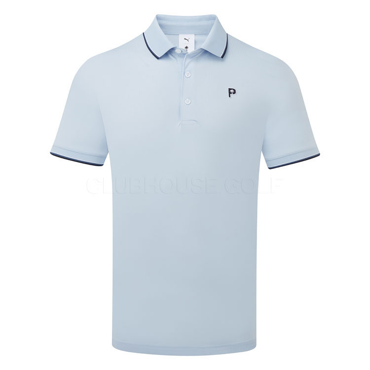 Puma x Palm Tree Crew Tipped Golf Polo Shirt Haute Tropic 630034-03