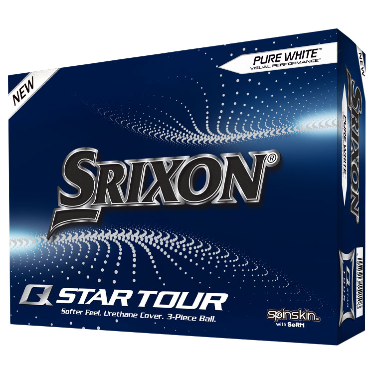 Srixon Q Star Tour Personalised Logo Golf Balls White