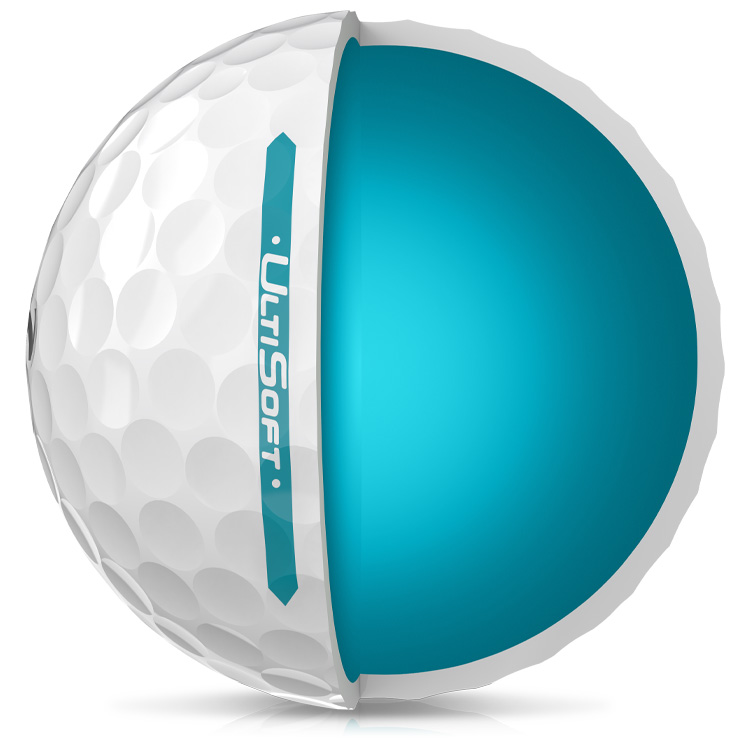 Srixon Ultisoft Personalised Logo Golf Balls White Clubhouse Golf