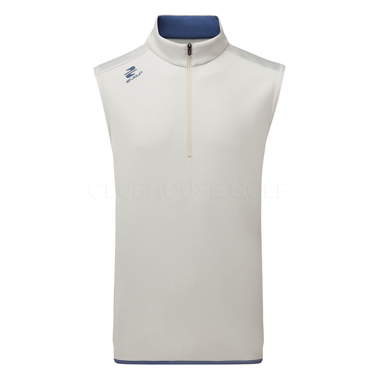 Stuburt Sigma 1/4 Zip Golf Vest Chalk SBTOP1448