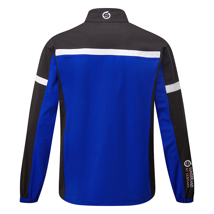 Sunderland Nevada 1/2 Zip Golf Wind Top Electric Blue/Black/White