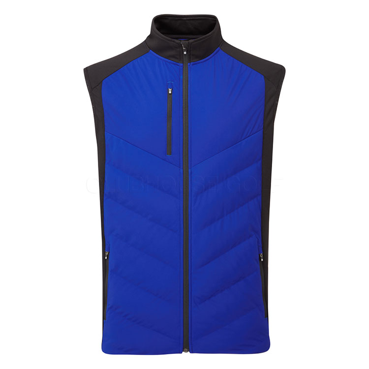 Sunderland Andorra Padded Thermal Golf Wind Vest Electric Blue/Black