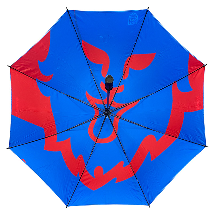 TaylorMade England Double Canopy Golf Umbrella Blue/Red Clubhouse Golf