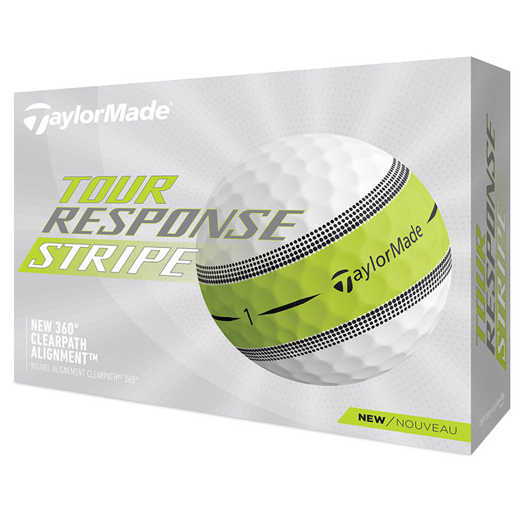 TaylorMade Tour Response Stripe Golf Balls White